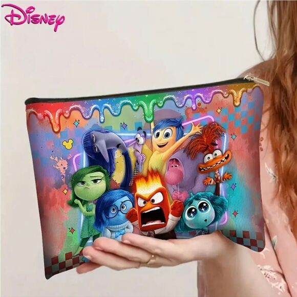 Inside Out Toiletry Makeup Canvas Bag - Picture 4 of 6